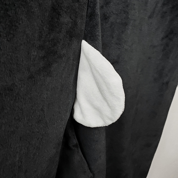 H&M Divided Hooded Plush Panda Pajama Costume M/L - Picture 6 of 11